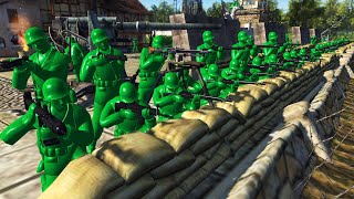 Army Men DEATH WALL Defense! - Men of War: Army Men Mod Battle Simulator