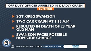 Off-duty Superior officer arrested following fatal crash
