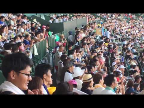 【2016年夏の甲子園】八戸学院光星対東邦。9回の裏。東邦逆転！中央特別自由席視点！