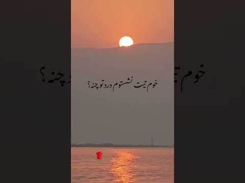 زندگی را نفسی ارزش غم خوردن نیست آنقدر سیر بخندی که ندانی غم چیست لایک کنید ممنون 