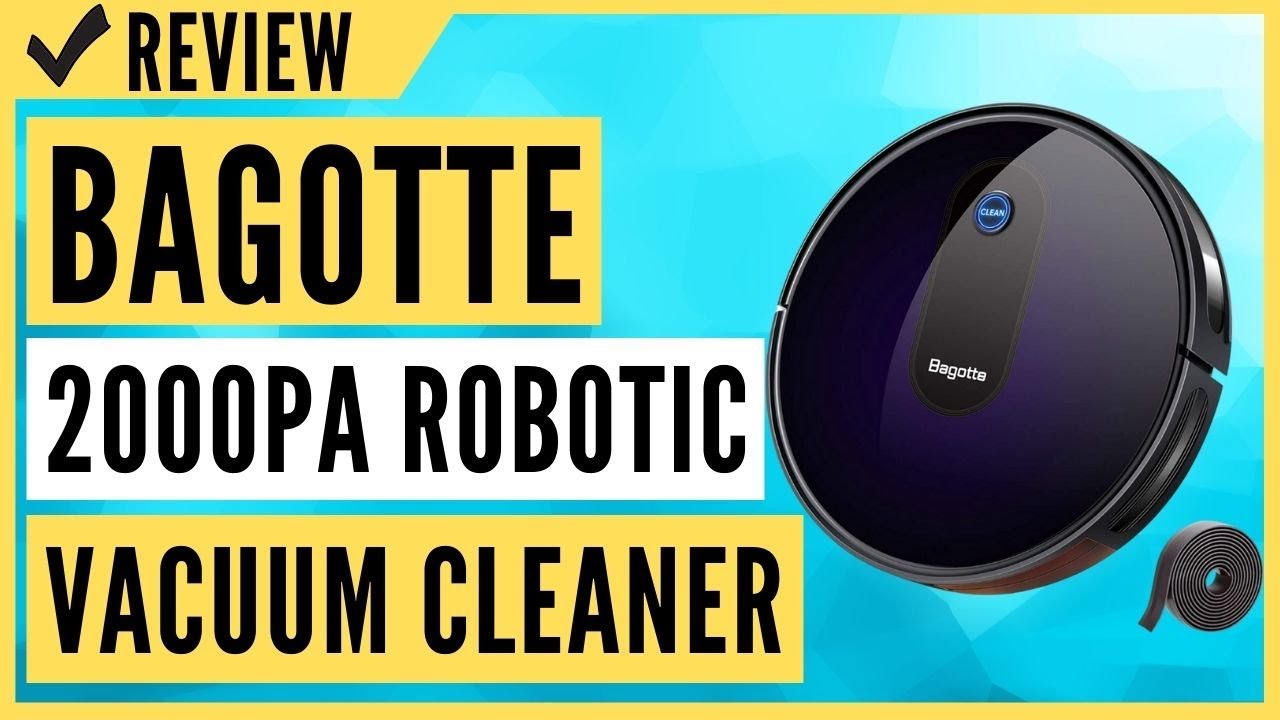 Bagotte 2000Pa Robotic Vacuum Cleaner Review YouTube