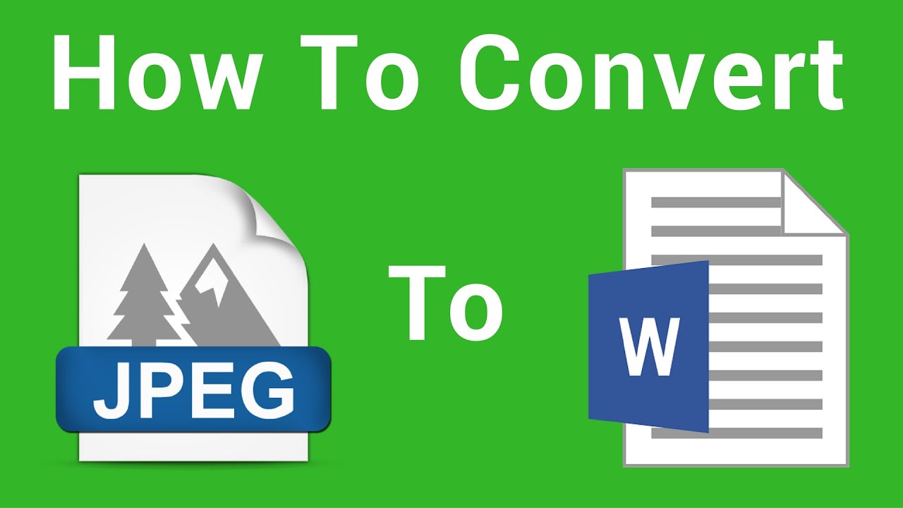 How To Convert Image To Text Using Google Docs Jpeg To Docx