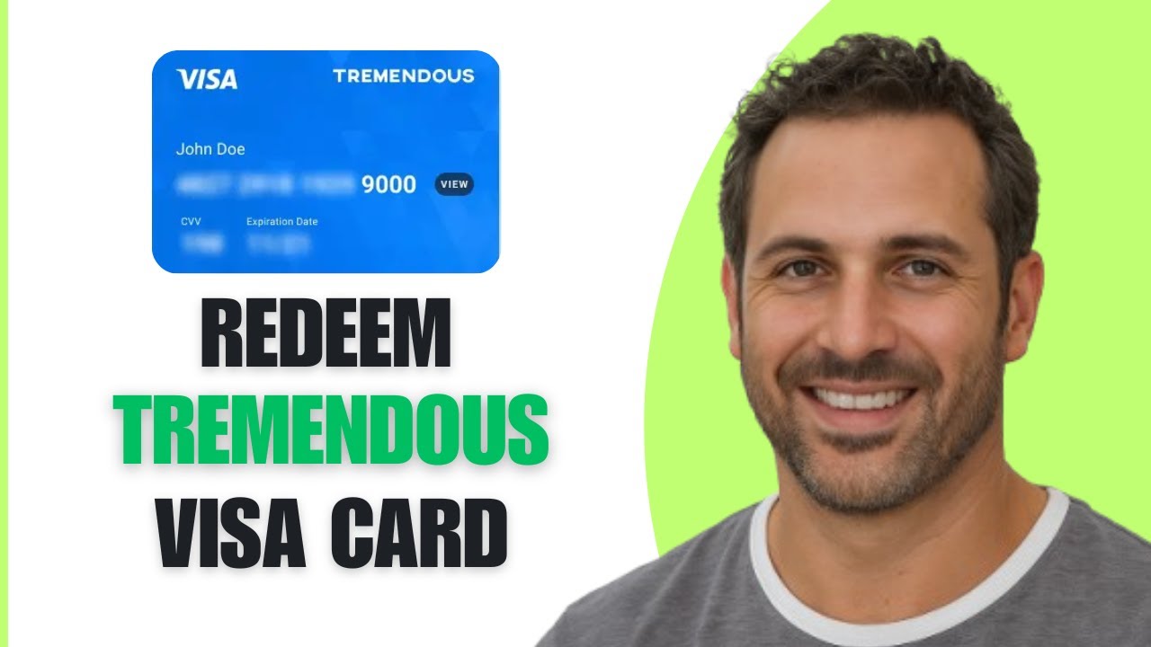 How To Redeem Tremendous Visa Card (Step By Step)