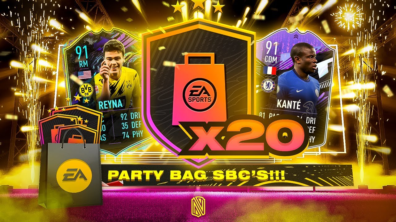 20 x PARTY BAG PACKS!!!! FIFA 21 YouTube