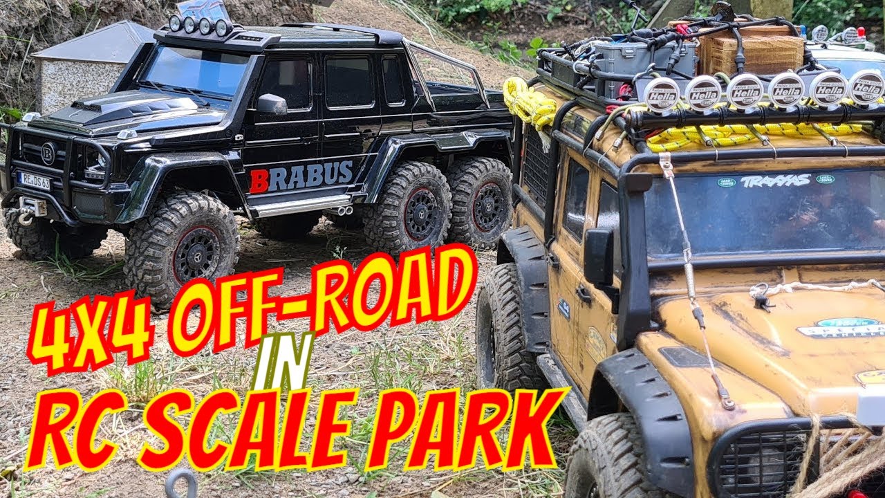 TRAXXAS TRX-4 Defender d110 / RC Car OFF ROAD in Scale Park MW-Freaks Bochum e.V.