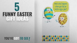 Funny Easter Gift Ideas: American Greetings Funny Joke Easter Card, 6-Count with Foil