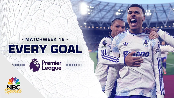 Every Premier League goal from Matchweek 16 (2025-26) | Premier League | NBC Sports