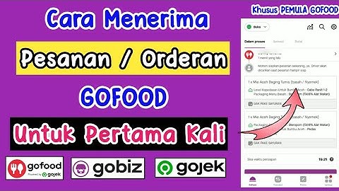 Cara Menerima Orderan Gofood Di Gobiz || Cara Terima Pesanan Gofood Super Partner