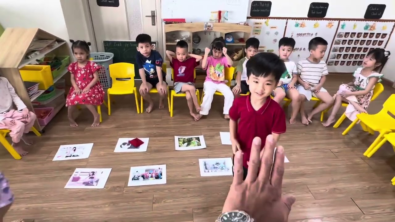 Focus, Balance, Climb, & Learning ESL Fun Game Kindergarten