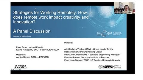 Strategies for Working Remotely Panel Series–How does remote work impact creativity and innovation?