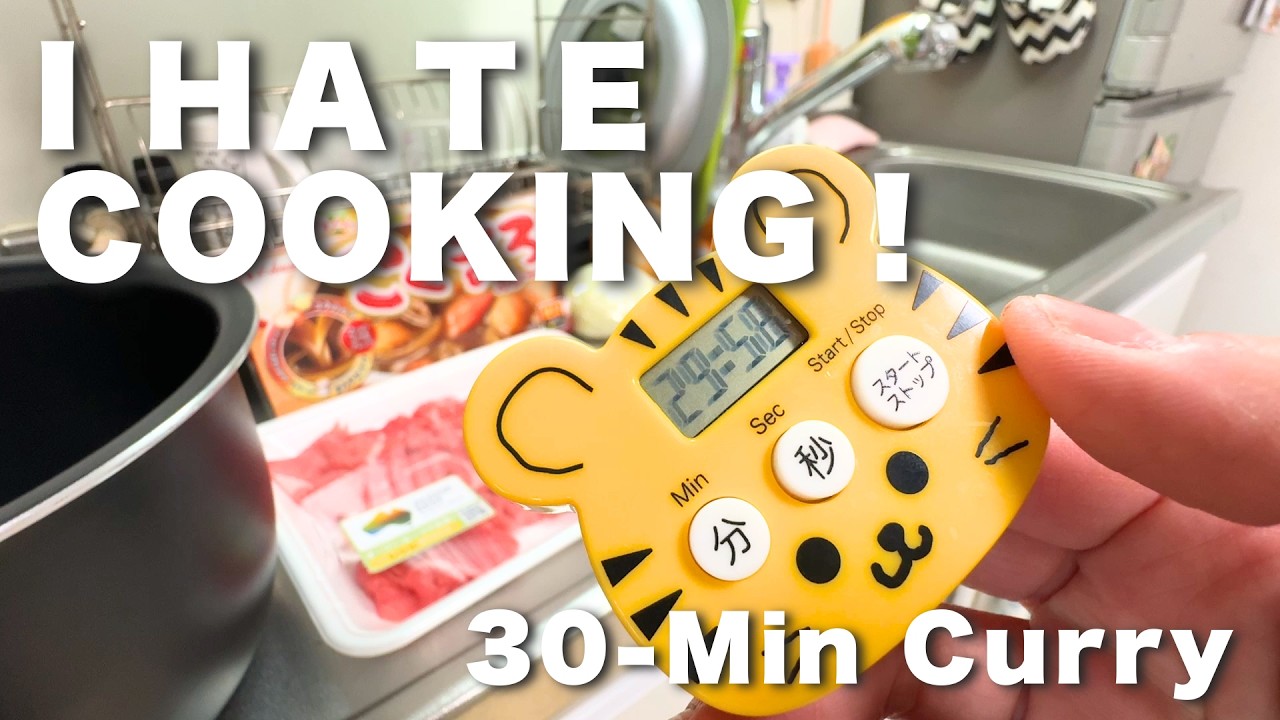 I Hate Cooking! 30-Min Curry Challenge 🍛 | Repairing My Cracked Screen for $1 | Life in Osaka, Japan