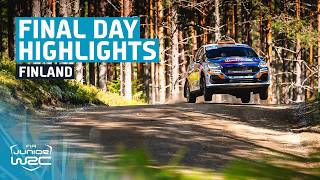 Junior WRC Final Day Highlights | WRC Secto Rally Finland