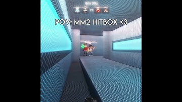 POV: MM2 Hitbox ||  #roblox #mm2edit #robloxedit