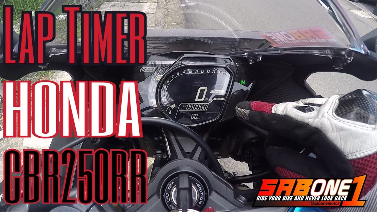 Cara Menggunakan Lap Timer Honda CBR250RR