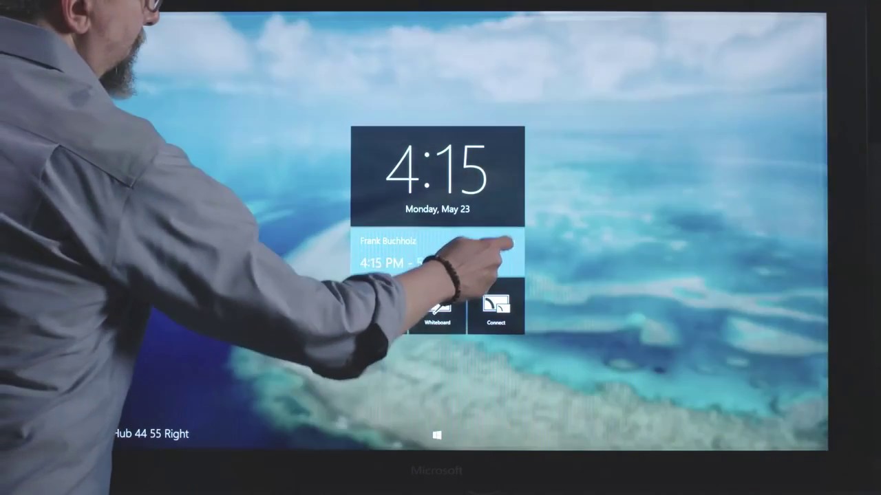 Microsoft Surface Hub and Skype for Business Demo YouTube