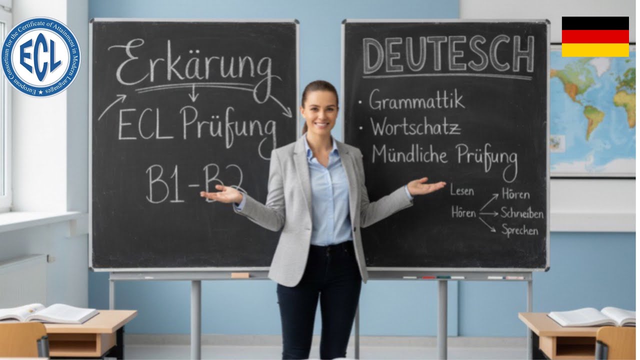 شرح كامل للإمتحان ECL B1 - B2