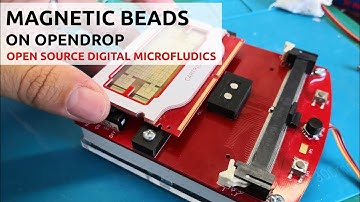 Magnetic Beads on OpenDrop - Digital Microfluidics Platform
