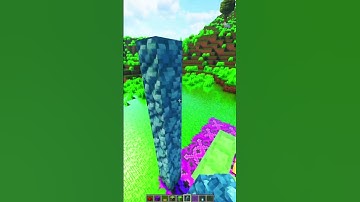 How to make a WORKING TRAMPOLINE 🦘 (Roxanne) in Minecraft! #shorts