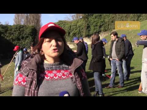 ეკო -აქცია რუხის ციხის ტერიტორიაზე