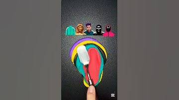 Guess |Mixed Color |Squid Game 2 /part 5 #satisfying #mixing #squidgame #squidgame2 #colormixing260