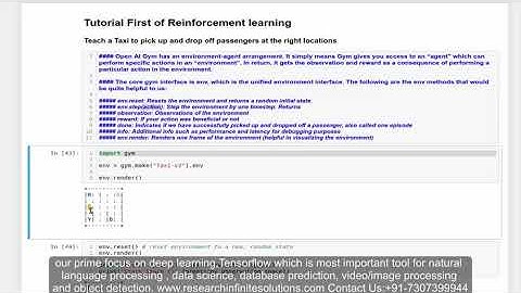 Reinforcement Q-Learning from Scratch in Python with OpenAI Gym PART-2| +91-8283824812 for query