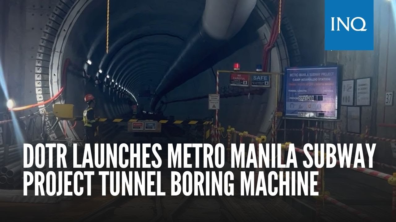 DOTr launches Metro Manila Subway Project tunnel boring machine