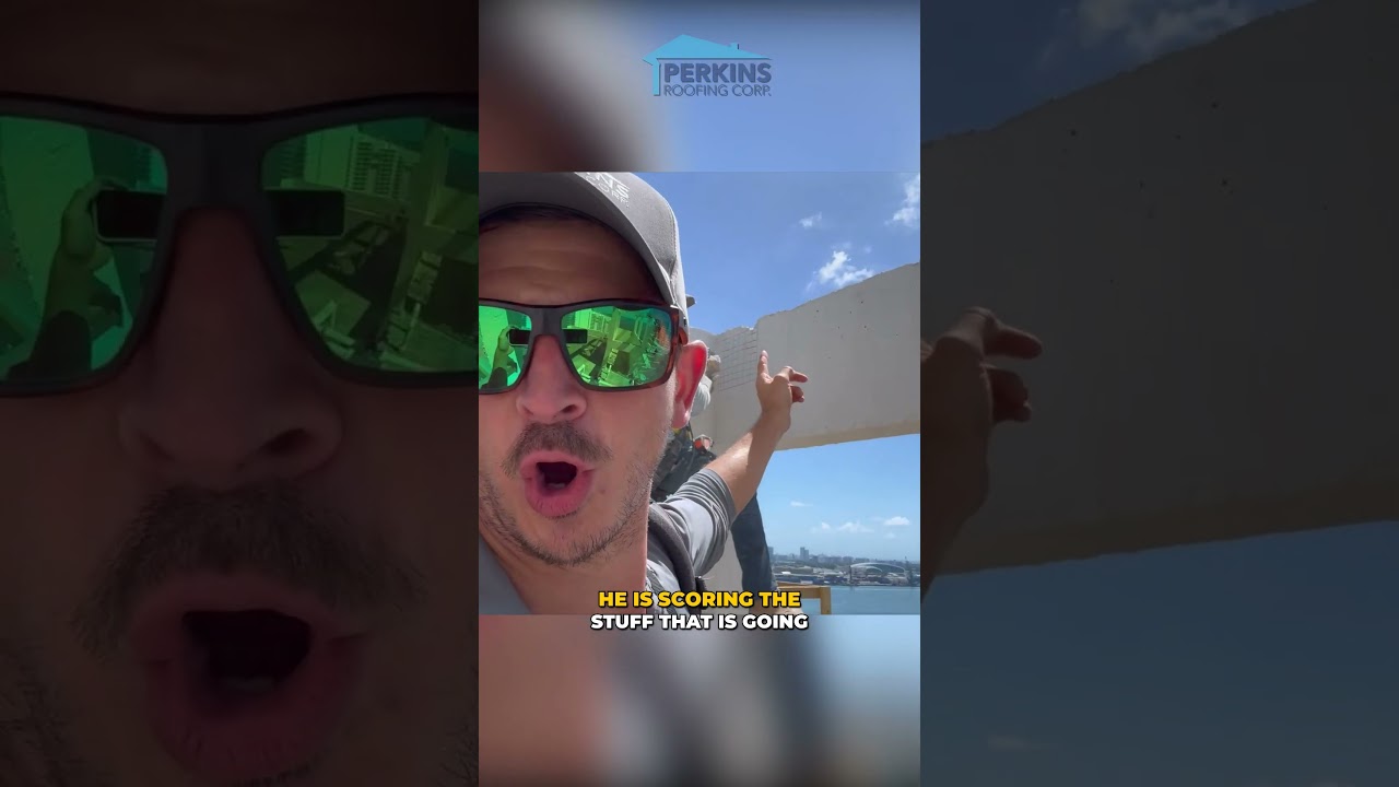 Miami High Rise Re-Roof and Concrete Repairs Part 2.- Part. 13