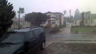 SoCal's First Hard Rain of the Year 2-28-2014