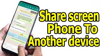 How to Share Your Phone Screen with Any Device (TV, PC, Phone) — cast mobile to laptop (2025 Method) screenshot 5