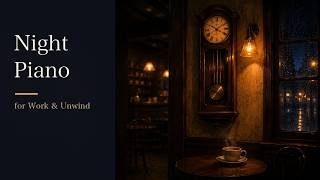 When the Evening Finally Slows | Soft Piano for Work & Unwind