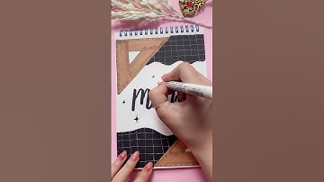 Front Page Idea: Maths 📐 #frontpage #shorts #halyncalligraphy