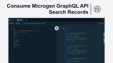 Consume Microgen GraphQL API - Search Records