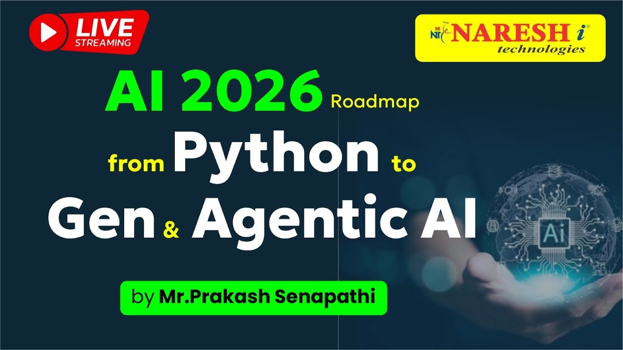 AI 2026 Roadmap | From Python to Generative & Agentic AI | Naresh IT