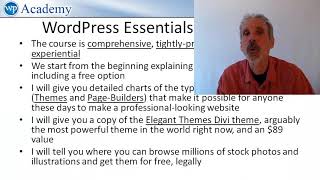Wordpress Essentials Complete Course - Sales Video