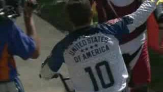 giochi olimpici Beijing 2008, finale bmx maschile. screenshot 2