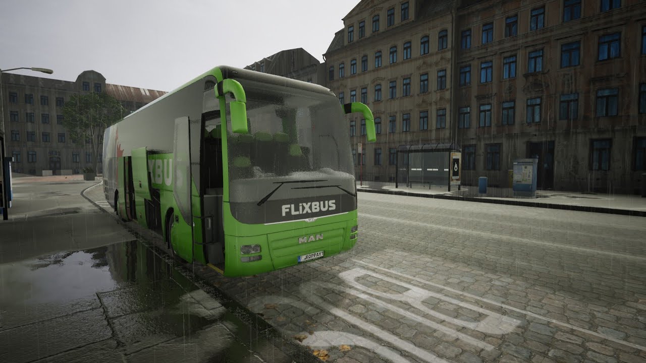 Berlin - Usedom | *Rainy Drive* | MAN Lion’s Coach | Fernbus Coach Sim