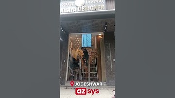 LED Video Wall Installed at Abaya Designer – Jogeshwari | AZ System #Shorts