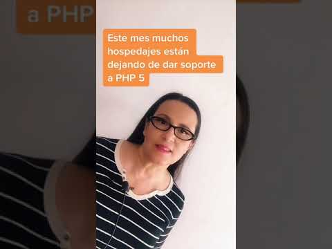 Cambia a PHP7