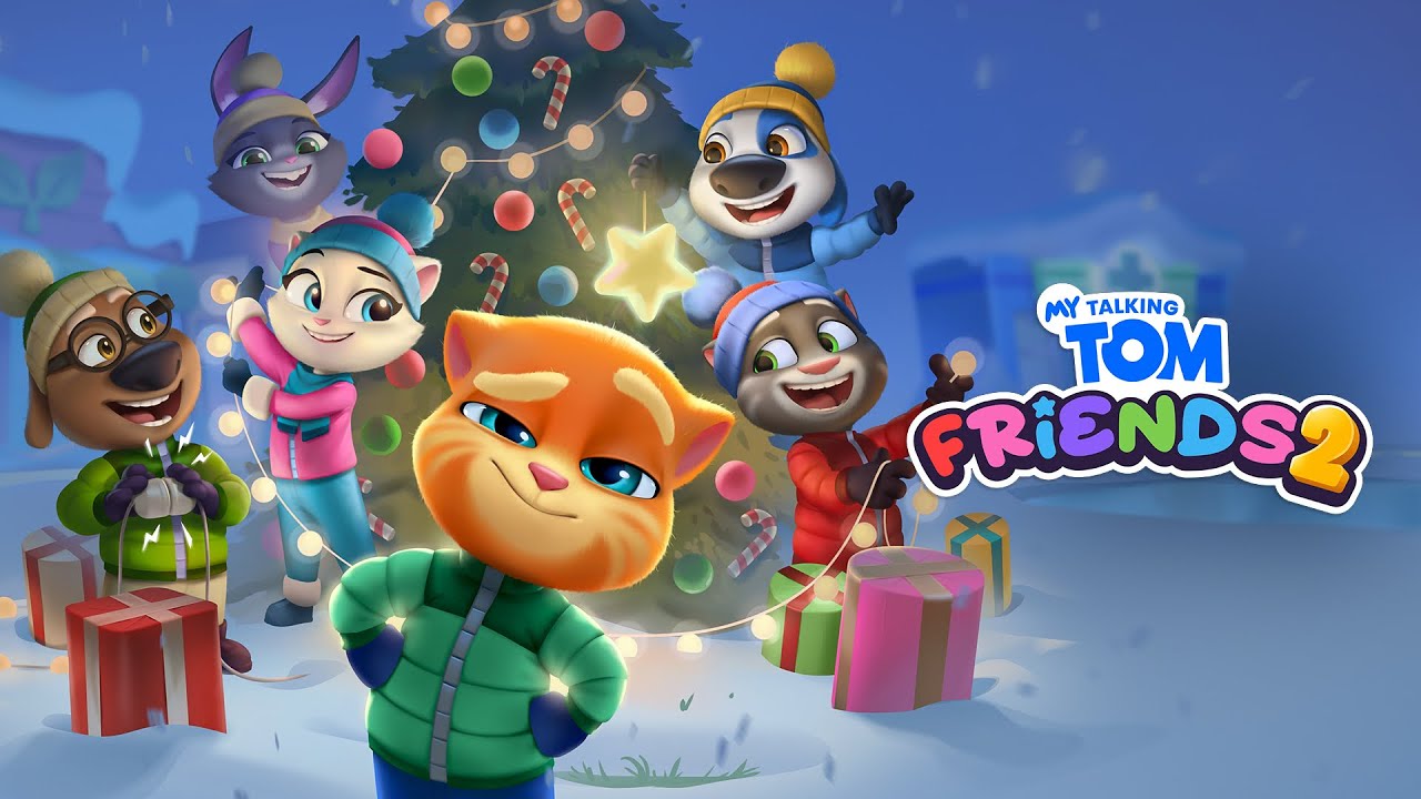 My Talking Tom Friends 2 🎄 Christmas Special Gameplay | Fun Winter Update ❤️