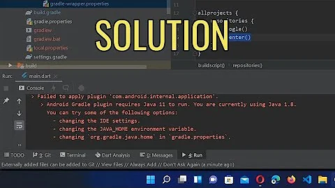 How to fix Android Studio: Failed to apply plugin 'com.android.internal.application' | Flutter