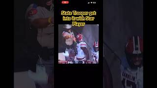 South Carolina Gamecocks Player gets bumped by state police #southcarolina #gamecockfootball #yn