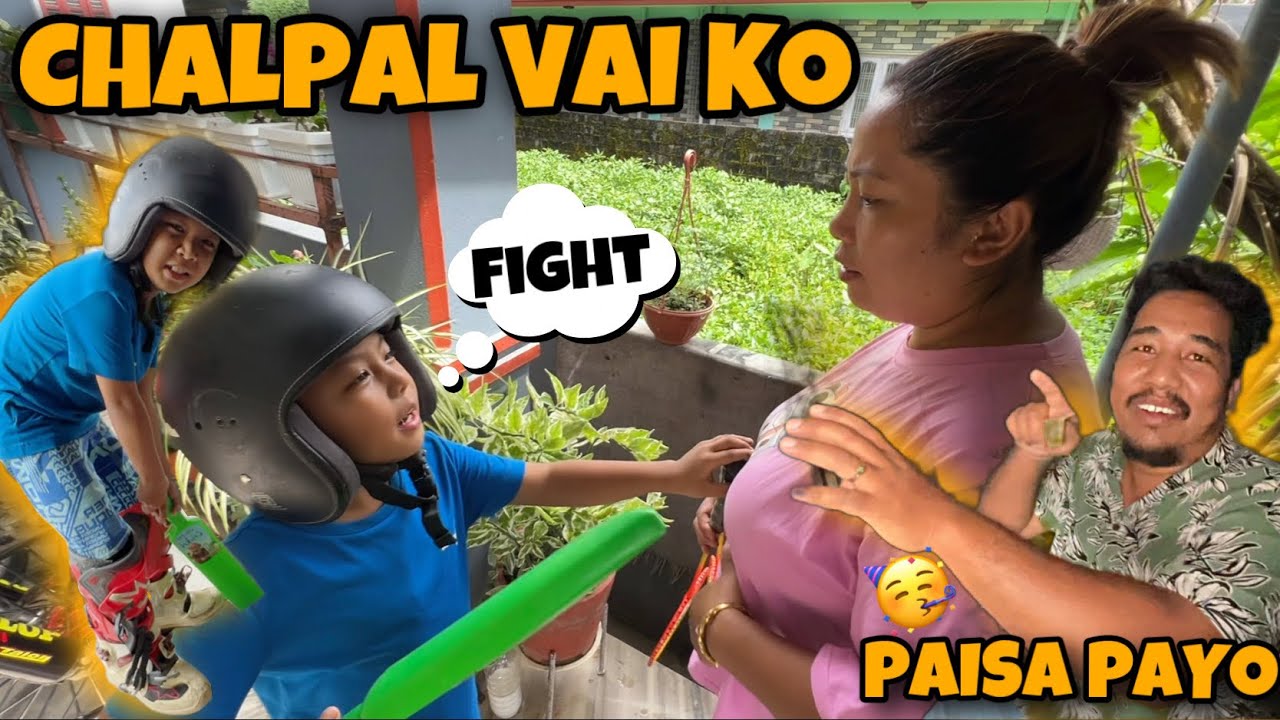 COMEDY FIGHT WITH KACHU KUTTA || MAMA LE MERO PAISA PAUNU VAYO!!! #adeep