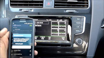 How to Pair an Android phone with the New 2015 VW Golf or GTI