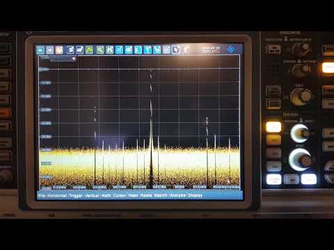RTO1024 FFT on AD9910 DDS