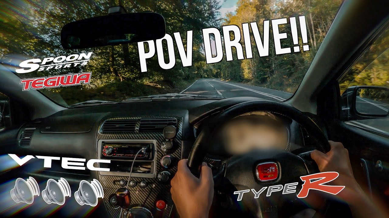4K POV Drive Modified Civic Type R EP3 With AUDIO!! Spoon N1, Tegiwa