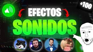 LOS MEJORES EFECTOS de SONIDOS que USAN YOUTUBERS 2026