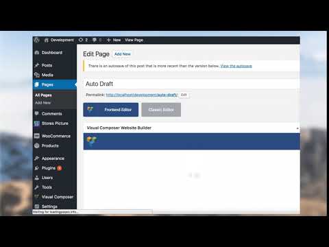 Visual Composer Website Builder Free Version | Backend Editor