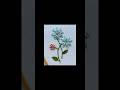 Twisted Flower Stitch l Hand Stitch for Begginers #handembroidery #handstitch #shortsviral #ytshorts
