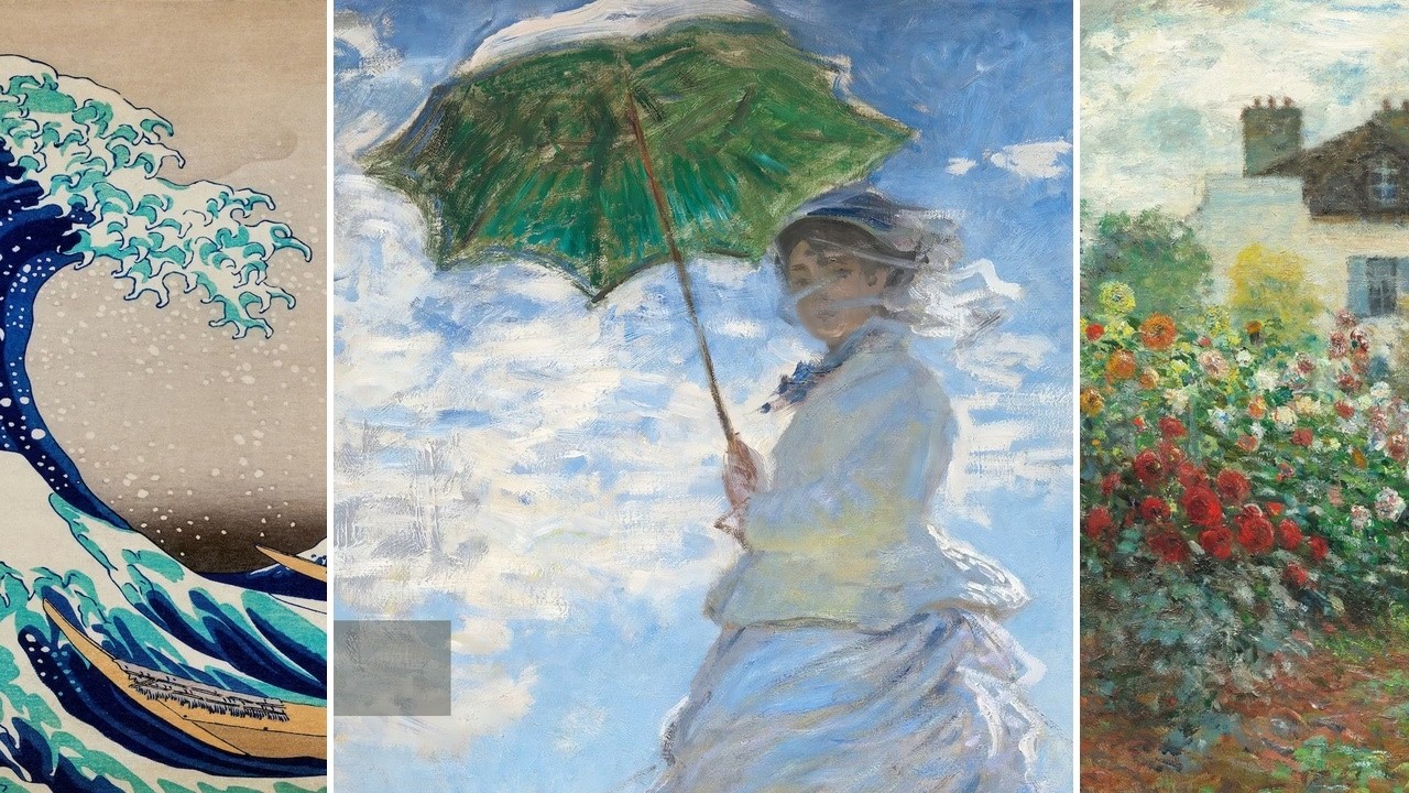 Masterpieces TV — Silent Art Gallery · September 17 Afternoon | Woman with a Parasol… & others