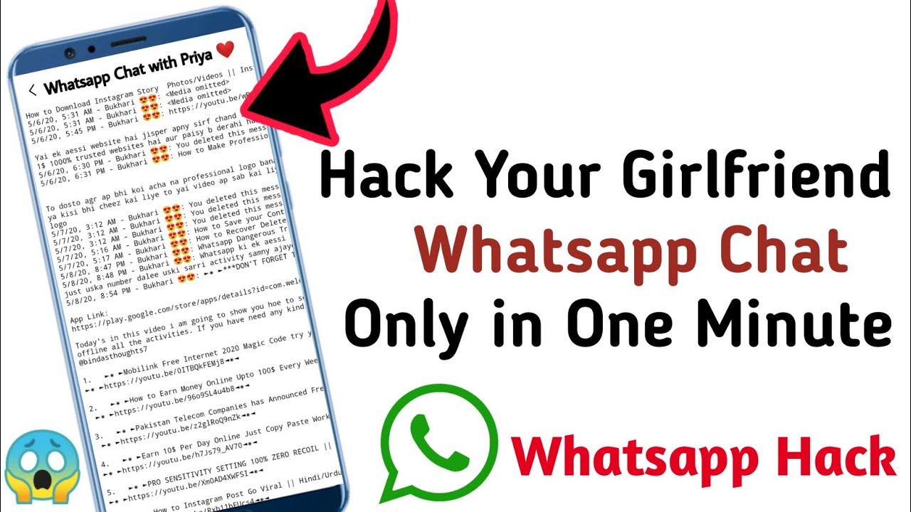 How to Read your Girlfriend Whatsapp Conversations Whatsapp 2020